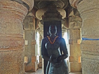sculpture at Gomateshwara (Bahubali) Temple - Karnataka,India