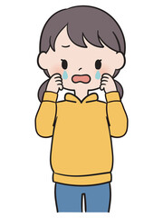 泣き顔の女の子