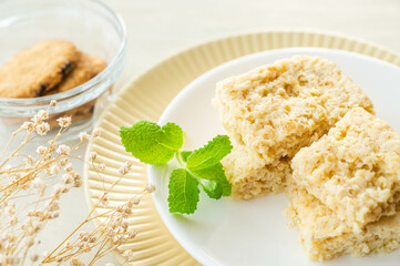 オートミールのふわふわ蒸しパン　プレーン