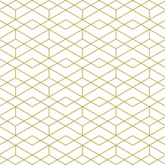 Abstract Vector Line Art Pattern Golden Color. Pattern Background, Stock Illustration.