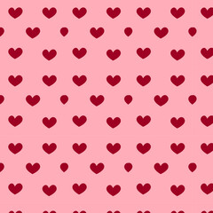 seamless pattern with hearts