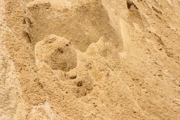 Coarse Sand pile and Find Granular Sand pile and fill Sand pile.
