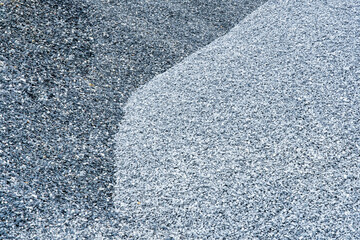 Stone or Concrete Mixer.Gray and Dark Gray two tone of  Gravel used to make concrete , to mix with...