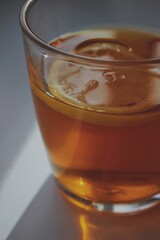 tea with lemon in the morning