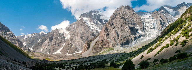 panorama of the mountains