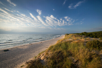 Beach near dune Efa, Curonian spit, Russia