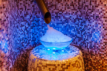 Ice machine in the spa