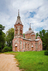 Fototapeta na wymiar Old church in the rural area