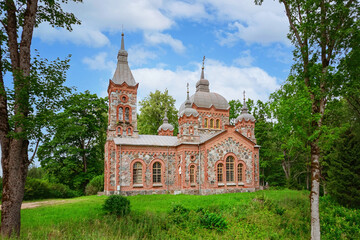 Fototapeta na wymiar Old church in the rural area