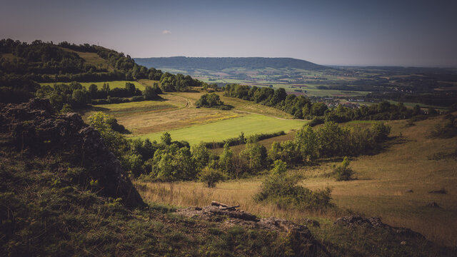 Walberla, Berg in Oberfranken. Ausflugsziel f&uuml;r Wanderer in Bayern, Deutschland im Sommer