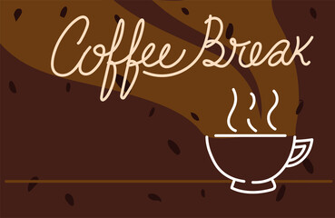 coffee break inscription