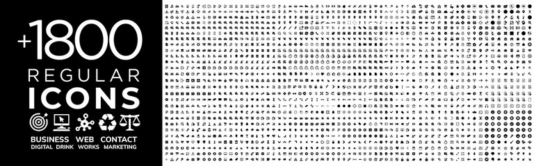 1800 Icons regular collection