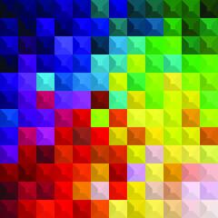 Colorful geometric
background. Mosaic tiles. Vector illustration. 