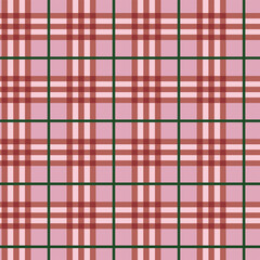 Checkered spring seamless pattern. Strokes texture for textile: shirts, plaid, tablecloths, clothes, dresses, bedding, blankets, paper, makeup. vector checkered summer girly print. 