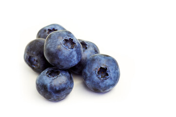 Blueberry isolated on white background