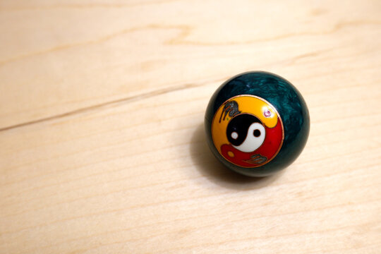 Meditation ball. Chinese ball baoding