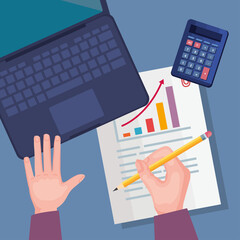 laptop and personal finances