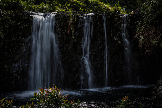 Waterfall along the road to Hana, Maui, Hawaii