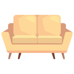 yellow sofa comfortable