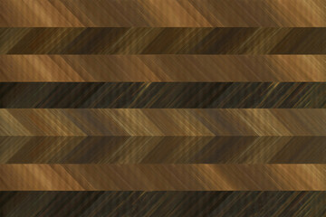 Dark brown straw marquetry texture in herringbone pattern
