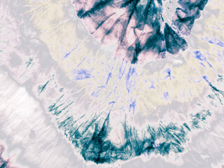 Dirty Art Shibori. Gray Hand Paint Watercolor.