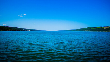 Horizon of Lake Seneca from Watkins Glen