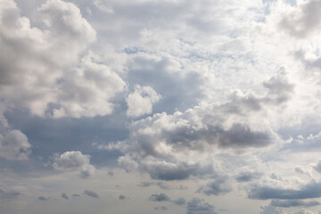 Sky over the sea landscape