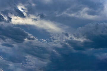 dramatic clouds