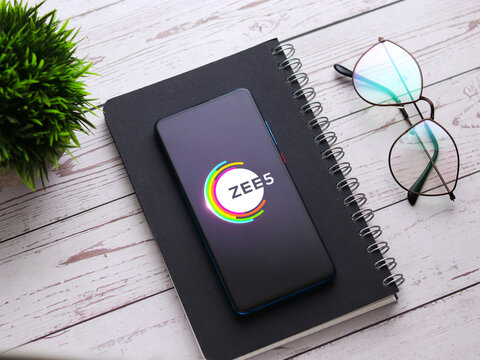 Assam, india - June 09, 2020 : Zee5 app for watching latest movies, original and tv shows. 