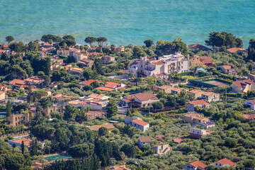 Fototapeta na wymiar Mazzaforno village near Cefalu city, Sicily Island in Italy