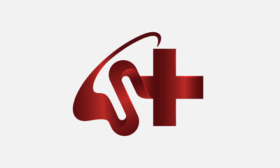 red s cross healthcare medical logo