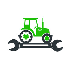 icon for tractor repair and maintenance service