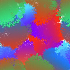 Artistic Gradients Abstract Pattern Expressionism Digital Illustration. Vector Design Seamless Modern Texture.