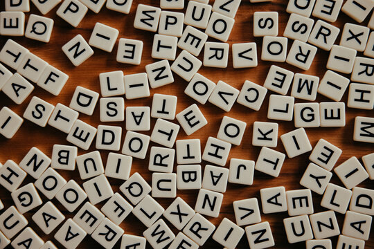 Jumbled up scrabble letters, Learning, Inspired