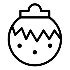 Fototapeta premium winter icon outline