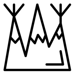 winter icon outline