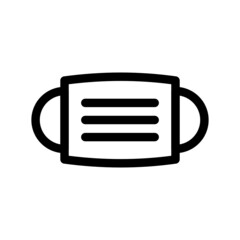 simple outline mask icon