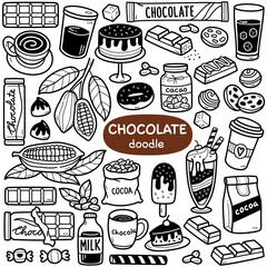 Chocolate Doodle Illustration