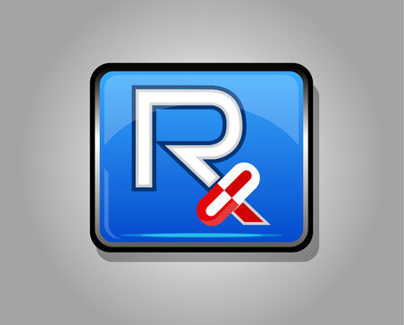 Rx Symbol Medical Prescription Icon