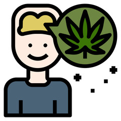 neurological line icon