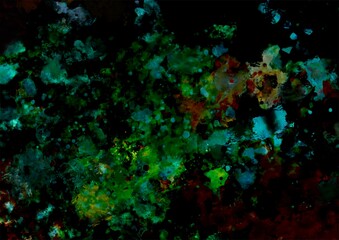 緑の幻想的なキラキラテクスチャ背景