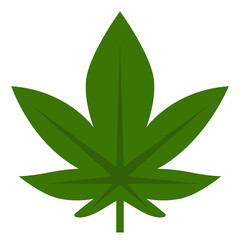 marijuana flat icon