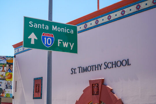 St Timothy School in Los Angeles - LOS ANGELES / CALIFORNIA - APRIL 20, 2017