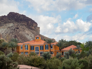 Fototapeta na wymiar Sunny view of the Lake Las Vegas