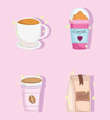 coffee cups and product