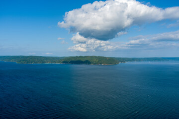 clouds over the sound