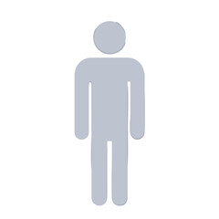 male pictogram character