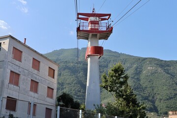 Castellammare di Stabia - Primo pilone della Funivia del Faito