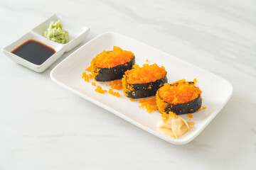 Ebiko Sushi or Shrimps Egg Sushi