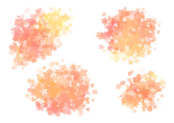 金木犀のイメージ飾り枠